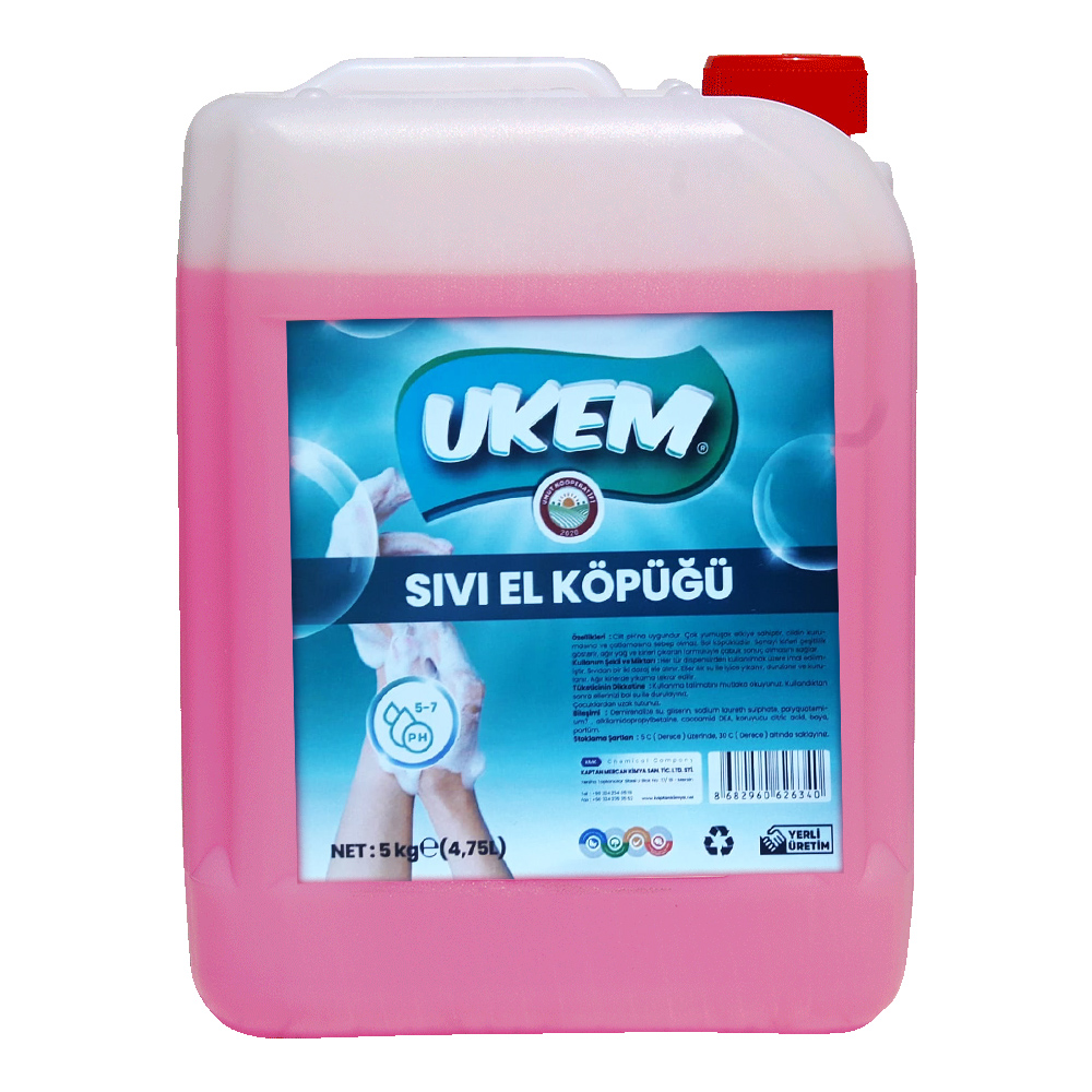 UKEM 5 Kg Sıvı El Köpüğü – Profesyonel Hijyen Çözümü