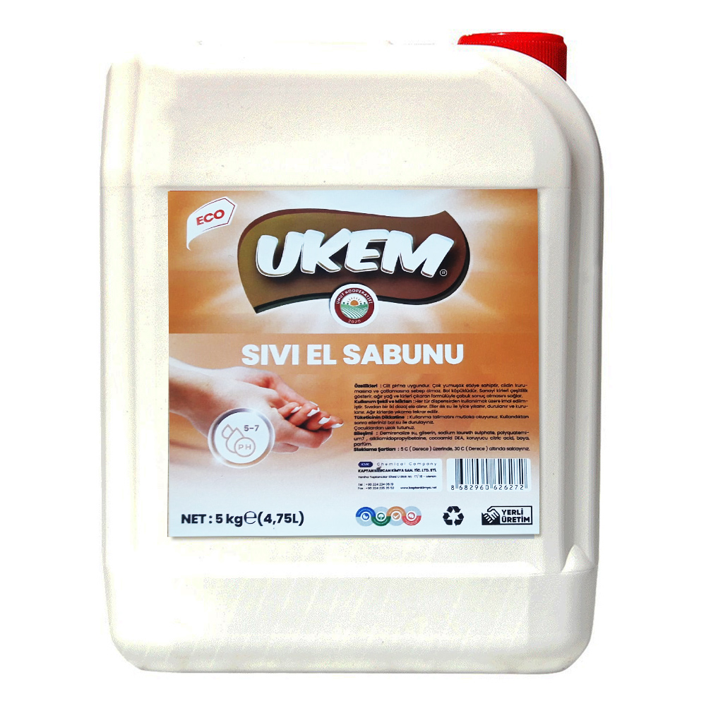 UKEM Eco Profesyonel Sıvı El Sabunu 5 Kg