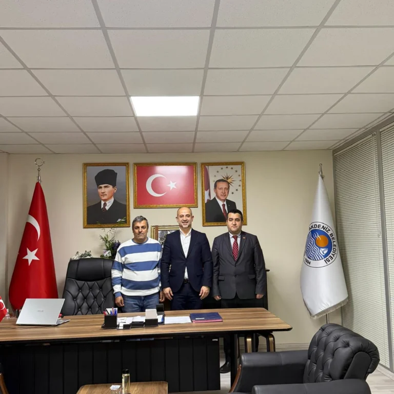 Akdeniz Belediyesi Kültür ve Sosyal İşler Müdürlüğü’ne gerçekleştirilen ziyaret