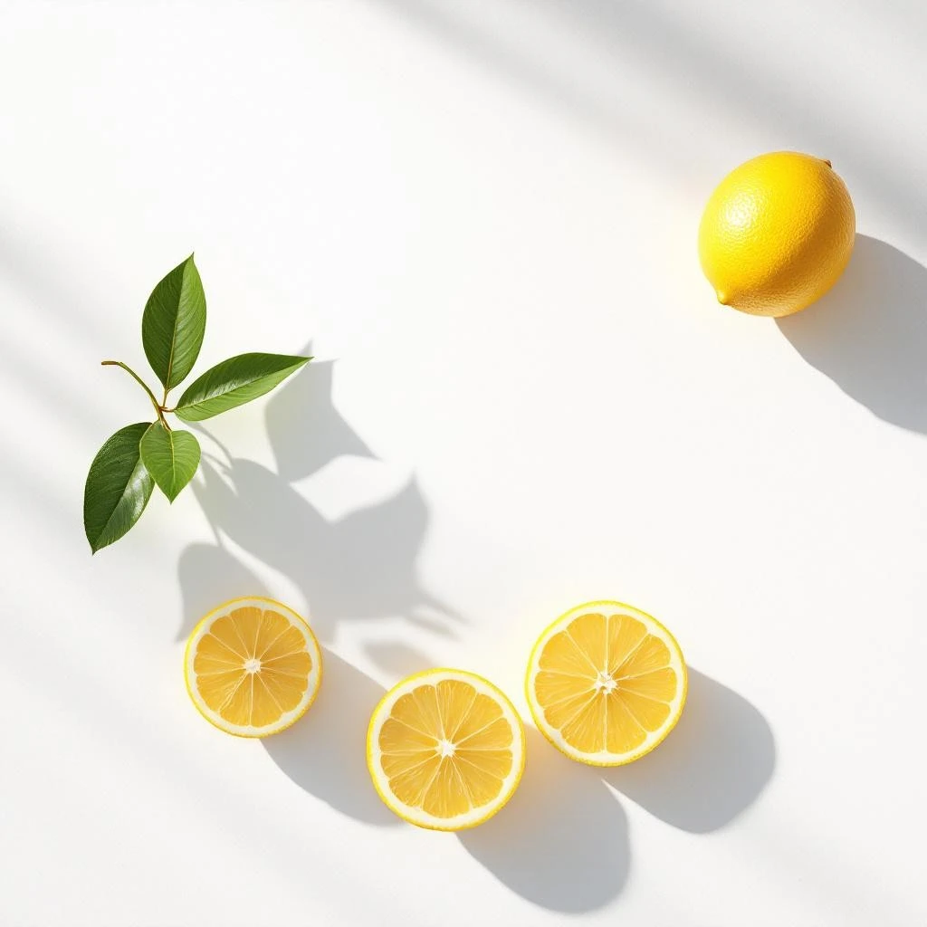 Kolonya üretiminde kullanılan doğal limon hammaddesi